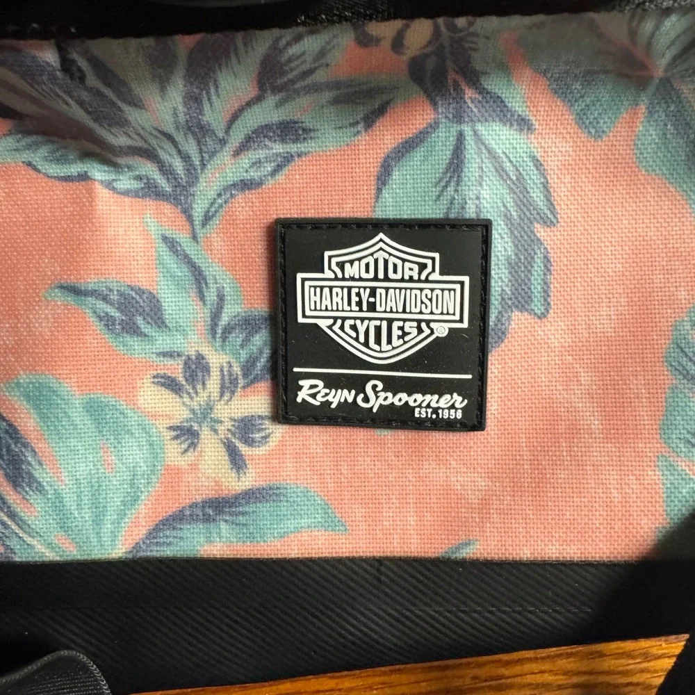 Harley-Davidson Reyn Spooner Travel Duffel Bag Tropical Floral 96919-23VM New